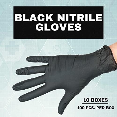 PackagingSuppliesByMail Blue Nitrile Disposable Gloves