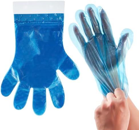 DealbyBox- 1000 Pack Blue Disposable Gloves for Restaurants