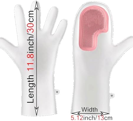 Liquid Resistant Cleaning Gloves Dish Washing Gloves 4 Pairs Optimized