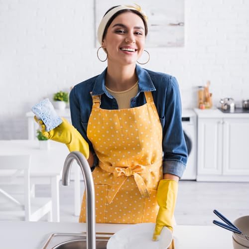 Coopache Long Rubber Gloves for Dishwashing