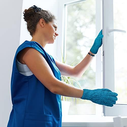 Premium Microfiber Dusting Gloves for Efficient Plant Cleaning