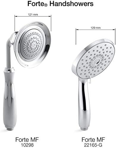 Experience luxury showering with the KOHLER Forte showerhead