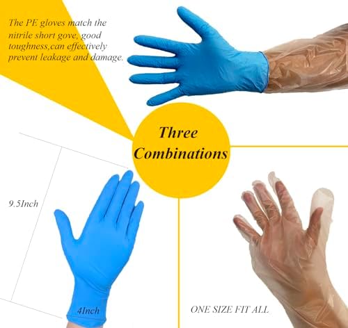 40-Pack Disposable Gloves for Farming Cleaning