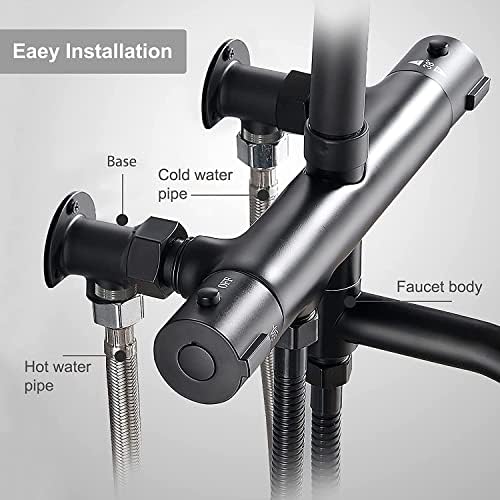 Aolemi Matte Black Installation Kit for Bathroom Faucet