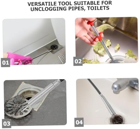 Mikikit Flexible Grabber Claw Toilet Pickup Tool for Drain Cleaning
