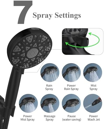 7-Mode Mist Shower Head