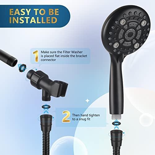 6 Spray Modes Handheld Shower Head Set