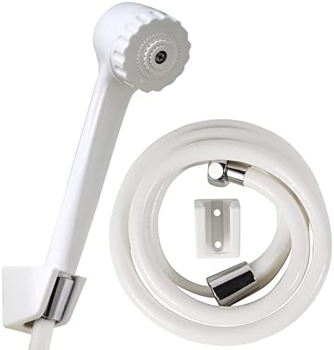 HealthSmart Modern Handheld Shower Head with 6 Foot Hose