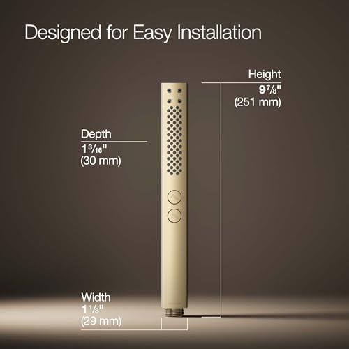 Shift Plus Square Two-Function Handshower 175 Gpm