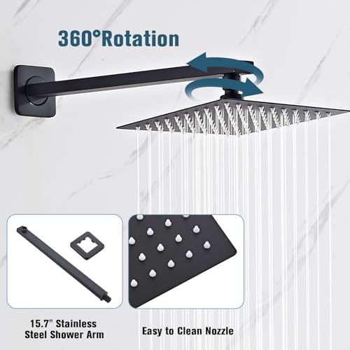 BathElegance Rain Shower Set