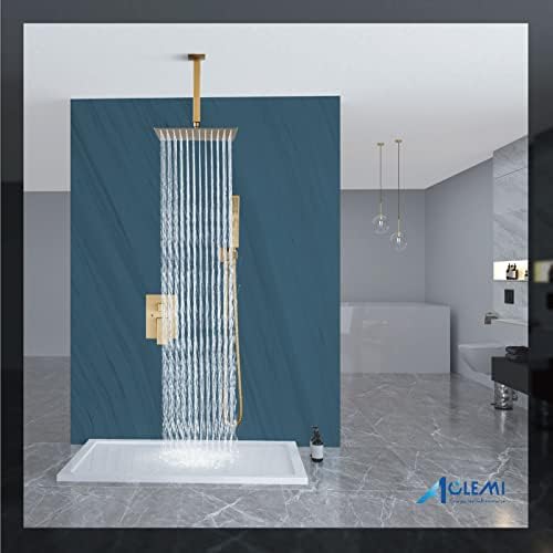 Aolemi Ceiling-Mounted Rainfall Shower System