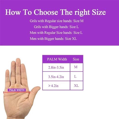 KingFinger Reusable Cleaning Gloves 3-Pair Set Blue White Pink