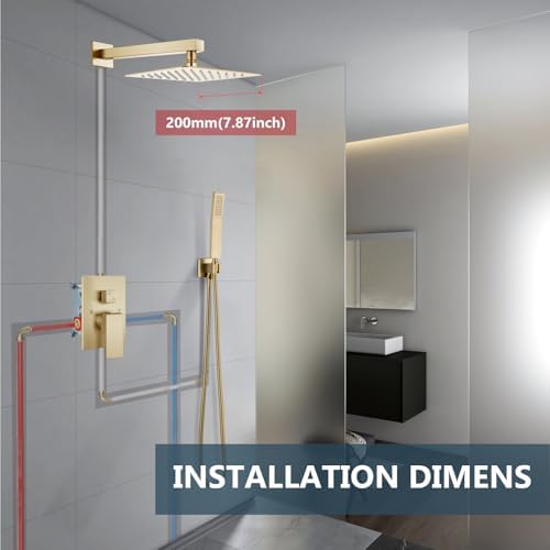 Precision-Rainfall Washdown Delicate Overhead IENTLE hand sprayed-box 10 galmin Wall-Mounted
