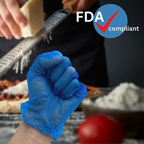 Blue Powder-Free Vinyl Gloves X-Large 2000 Pack