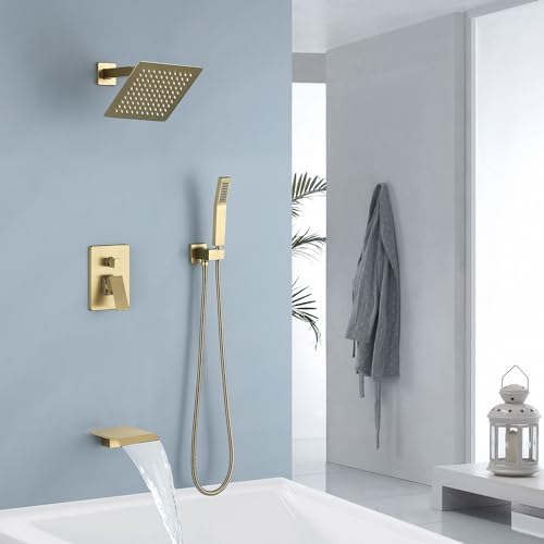 Complete Bath Faucet Set with 25 GPM Flow Rate