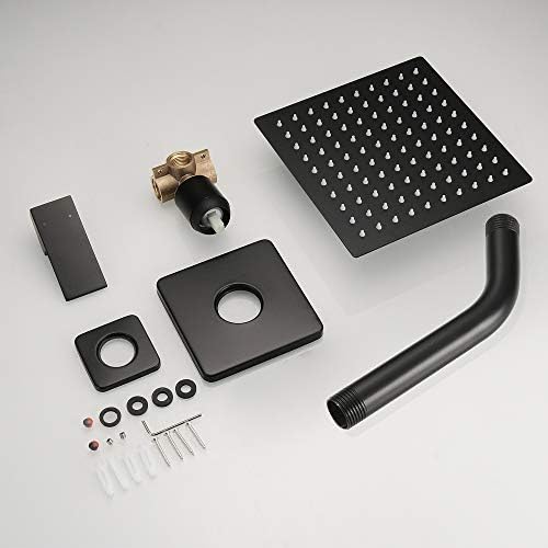 Matte Black Shower Head for Bathroom - Durable Water Resistant