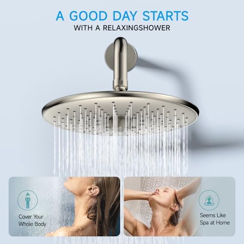 Luxury Overhead Rain Head Showers for the Modern Bathroom
