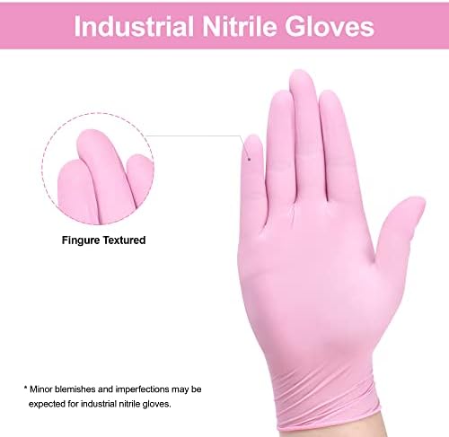 100-Count Nitrile Gloves for Cleaning Medical Use