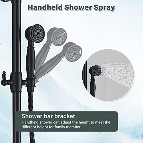 NeierThodore Oil Rubbed Bronze Shower Faucet Set