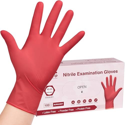 100-Count Nitrile Gloves for Cleaning Medical Use
