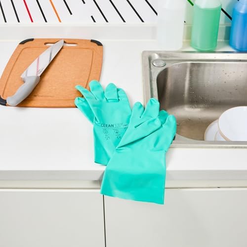 Restaurantware Clean Tek Pro 10-Pair Large Nitrile Cleaning Gloves
