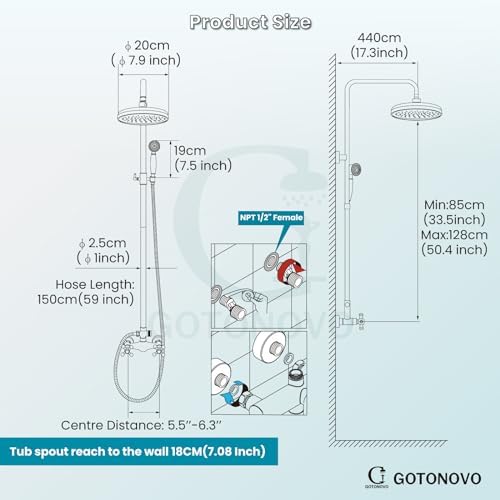 Versatile 2-Function Rain Showers for Modern Classic Bath Alterations