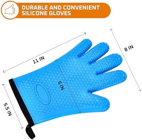 Bruntmor Dishwashing Glove - Heat and Freeze Resistant Durable for Kitchen Tasks