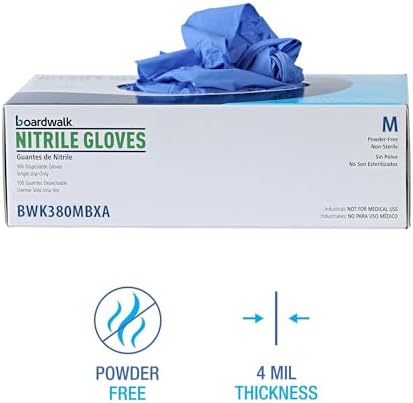 Compact Nitrile Gloves for Strong Tasks