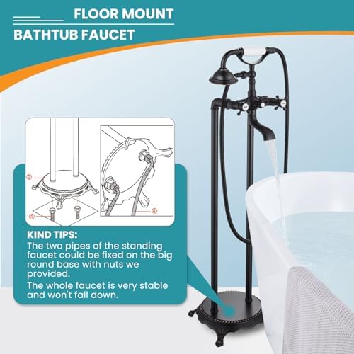 Gotonovo Freestanding Bathtub Faucet