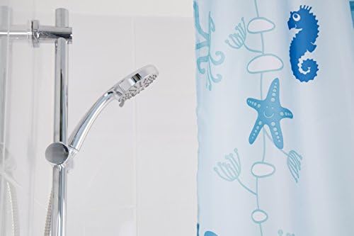Croydex Essentials Four-Function Chrome Shower Handset with ECO and Rub-Ready Nozzles