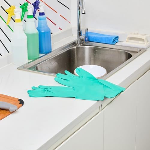Restaurantware Clean Tek Pro 10-Pair Large Nitrile Cleaning Gloves