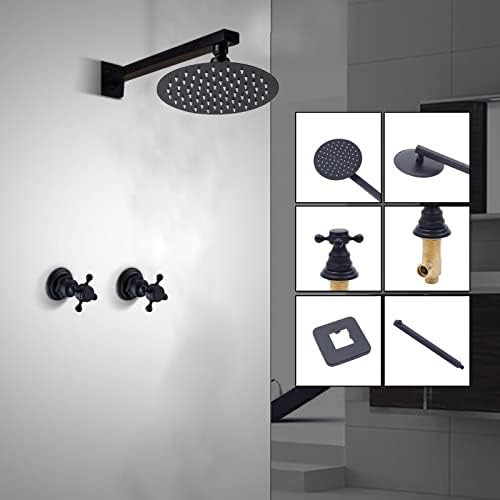Sturdy Solid 8 High-Pressure Showers with Wall-Mounted Design