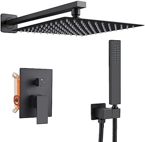 Black Rain Shower System