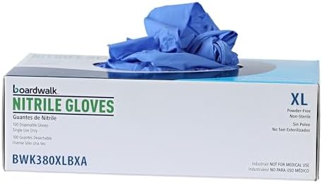 Boardwalk 380 Extra Large Disposable Gloves - Blue 380XL