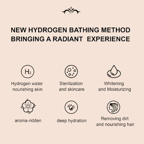 Hydrogen-Enriched Handheld Showerhead for Skin Hydration Stress Relief