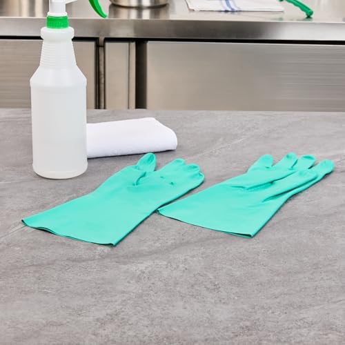 Professional 15 Mil Medium Cleaning Gloves Chemical-Tolerant No-Powder Latex-Free