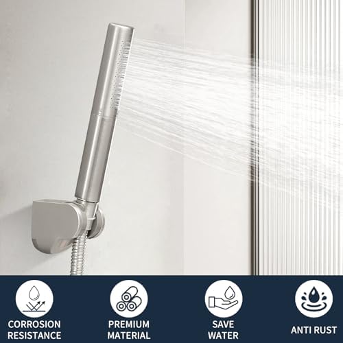 Kroias Brushed Nickel 2-in-1 Handheld Shower Set