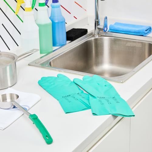 Restaurantware Clean Tek Professional 15 Mil XXL Cleaning Gloves 1 Pair