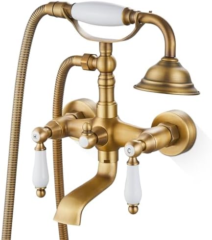 Airuida antique brass bathroom faucet