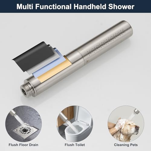 Kroias Brushed Nickel 2-in-1 Handheld Shower Set