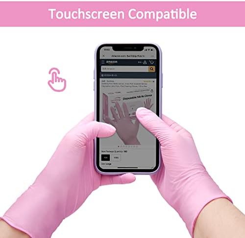 100-Count Nitrile Gloves for Cleaning Medical Use