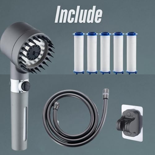 Turbo Showerhead With Ion Massage Function