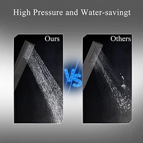 Senlesen Bathroom Tub Filler Faucet with Handheld Sprayer