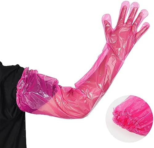 Sturdy Long Gloves for Veterinary Tasks