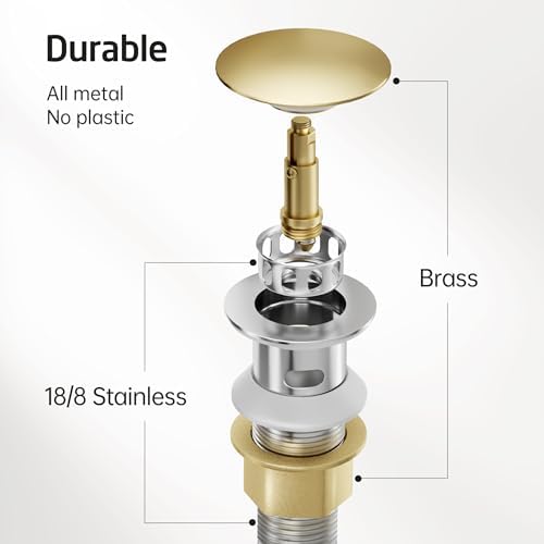 KES Bathtub Faucet Set with Waterfall Spout and Handheld Shower