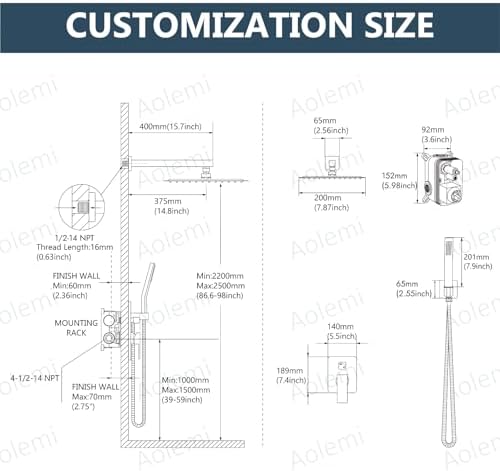 Precision-Rainfall Washdown Delicate Overhead IENTLE hand sprayed-box 10 galmin Wall-Mounted