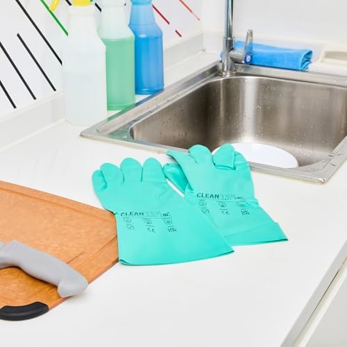Restaurantware Clean Tek Pro 10-Pair Large Nitrile Cleaning Gloves