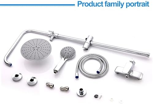 Delura Handheld Shower System with 5 Spray Modes
