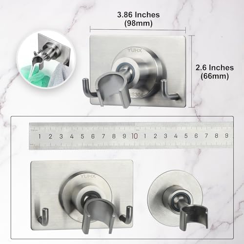 High-Quality All-Metal Handheld Shower Head Extra Long hoseADA-Compliant Easy Setup