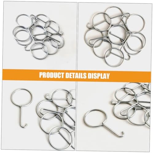 Ergonomic Drain Cover Hook 10PCS Stainless Steel Lifting Tools for Shower Drain